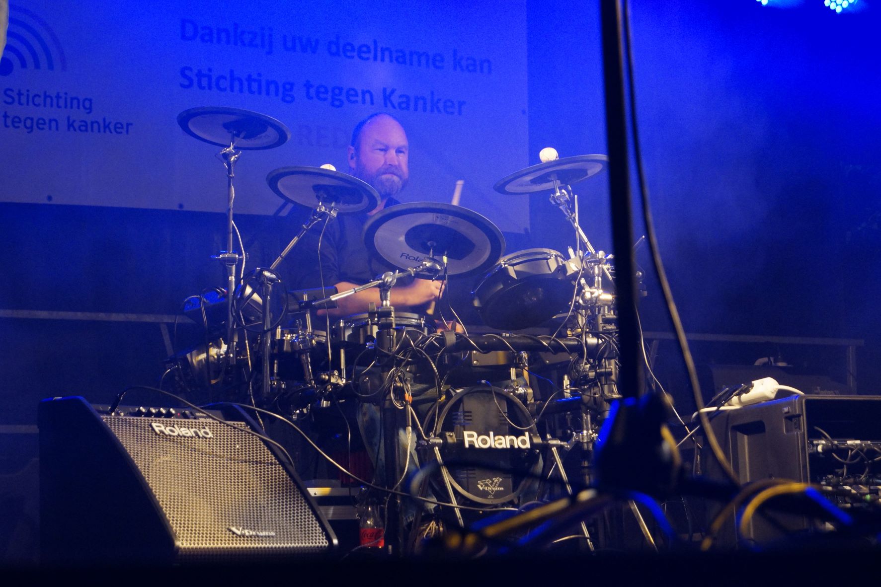 Sven, drummer bij The Vibes